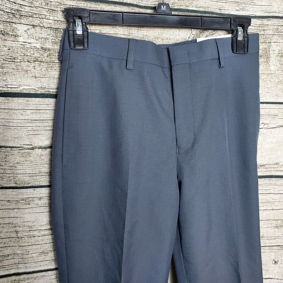 Collection by michael strahan Gray Stretch Pants Sz 12R/26"-W - Picture 2 of 9